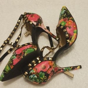 Floral heels